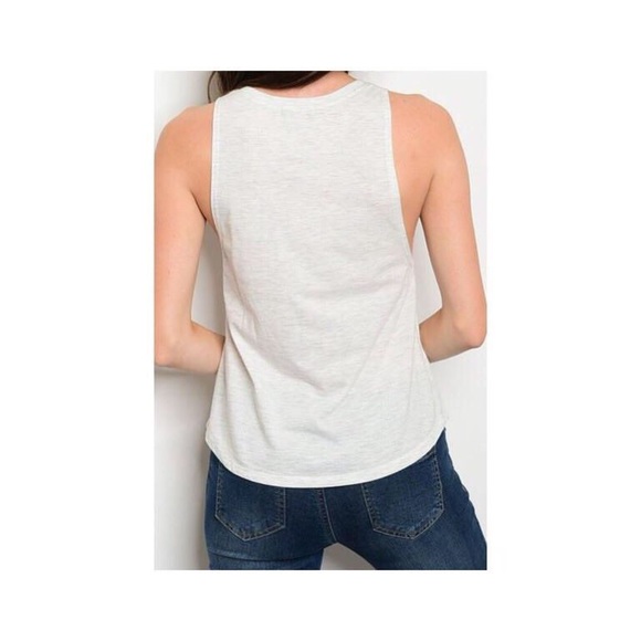 “Monday Begins After Coffee” tank top - Picture 3 of 3